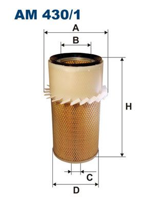 фото Фильтр воздушный filtron am4301