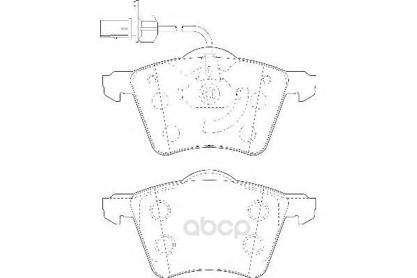 фото Комплект тормозных колодок wagner wbp23034a