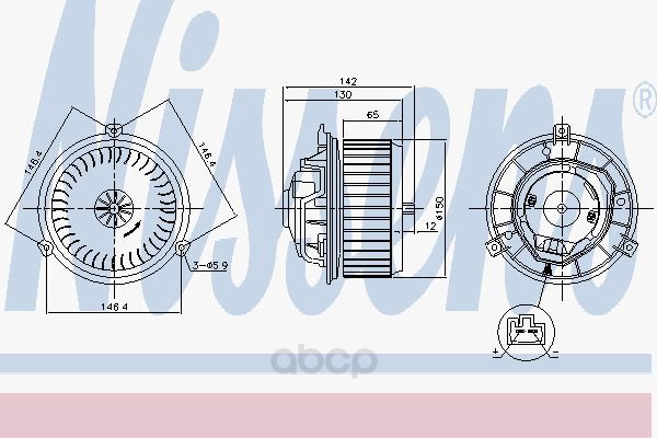 

Мотор отопителя Nissens 87249