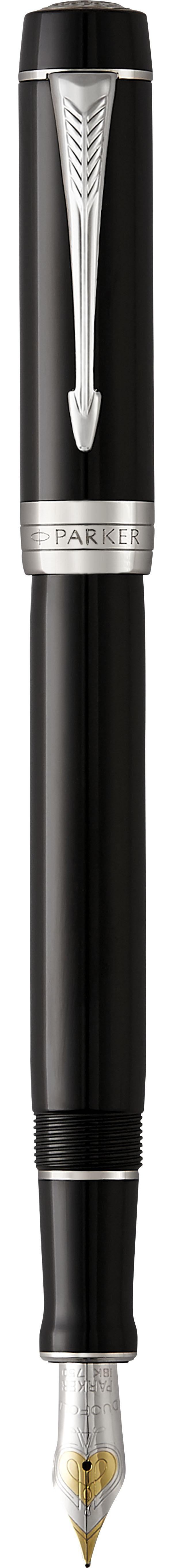 

Перьевая ручка Parker Duofold Black CT F