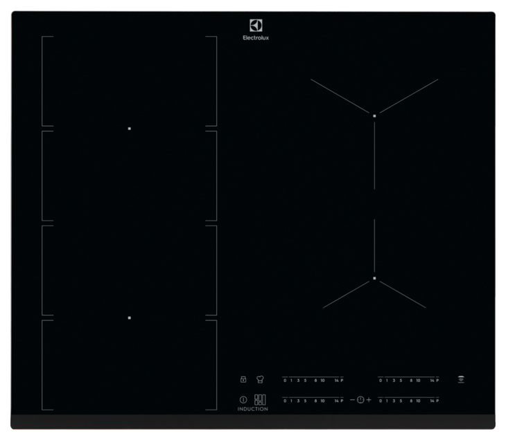 

Встраиваемая варочная панель индукционная Electrolux IPE6455KF черный, IPE6455KF