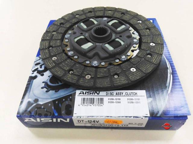 фото Диск сцепления avensis 97-00 aisin dt-124v