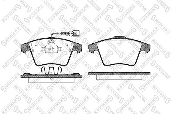

Тормозные колодки Stellox дисковые 1056011SX