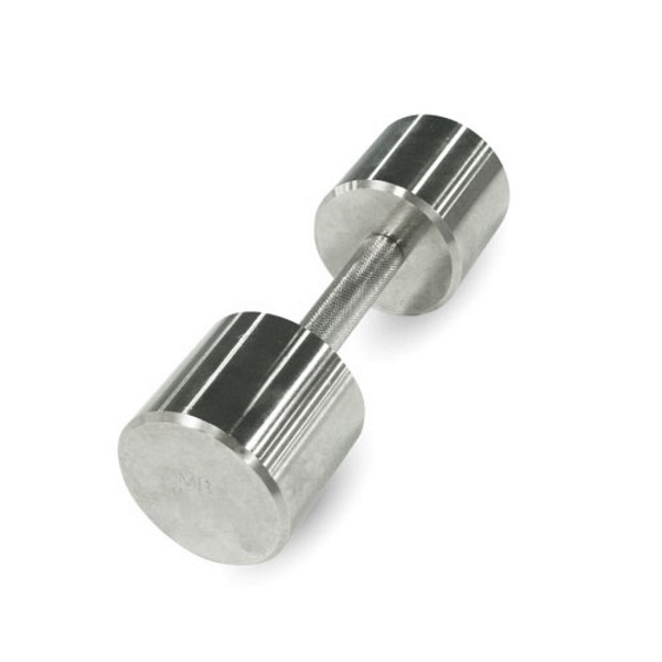 фото Неразборная гантель mb barbell mb-fitm 1 x 9 кг, хром