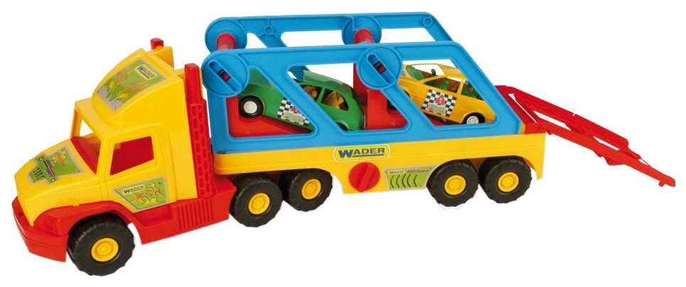 

игрушечная машинка пластиковая Wader Super Truck 36640, Разноцветный