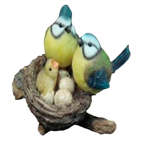 Фигура садовая навесная Гнездо с синицамиL18.5W11.5H12 см.