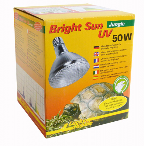 фото Ультрафиолетовая лампа для террариума lucky reptile bright sun uv jungle, 50 вт