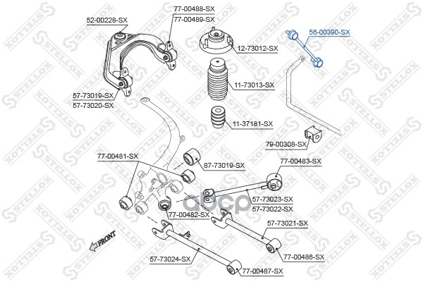 фото Стойка стабилизатора stellox 5600390sx