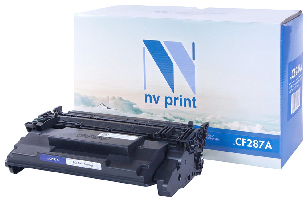фото Картридж для лазерного принтера nv print cf287a, черный