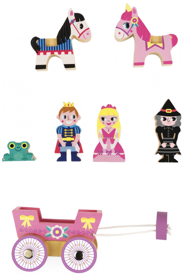 

Деревянная игрушка Janod Маленькие истории Принцессы J08516