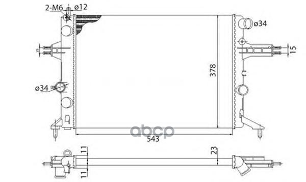 

Радиатор охлаждения Magneti Marelli 350213960003