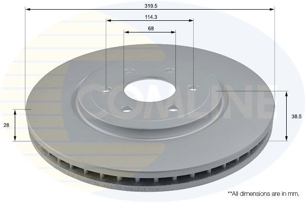 фото Тормозной диск comline adc0269v