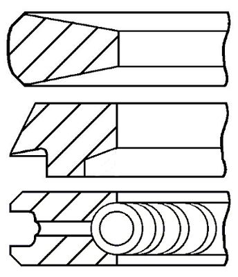 

Комплект поршневых колец GOETZE ENGINE 08-428000-00
