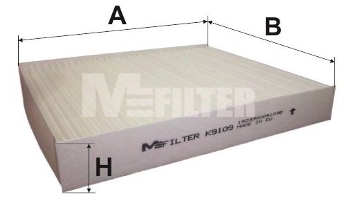 

Фильтр салона MFILTER K 9109