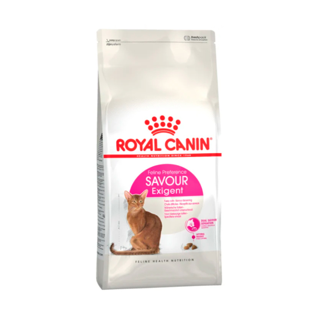 фото Сухой корм для кошек royal canin savour exigent, для привередливых к вкусу, 0,56кг