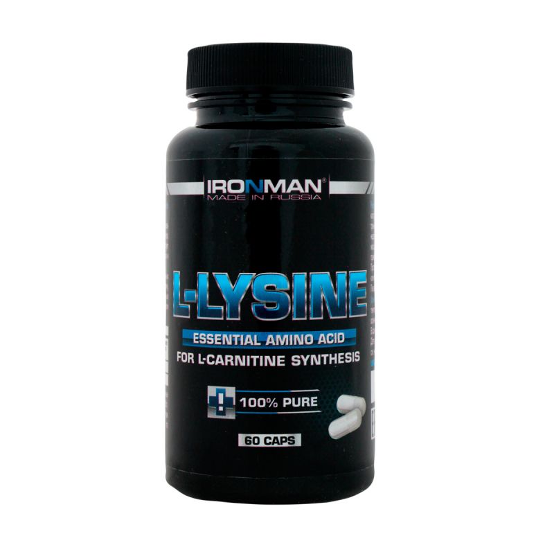 фото L-lysine ironman 300 мг, 60 капсул