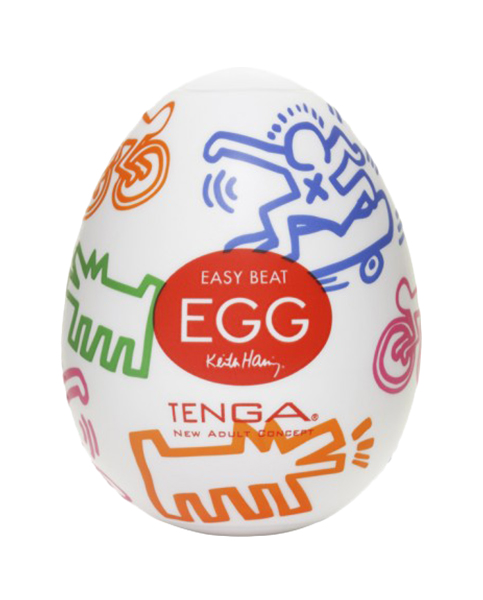 фото Мастурбатор-яйцо keith haring egg street tenga