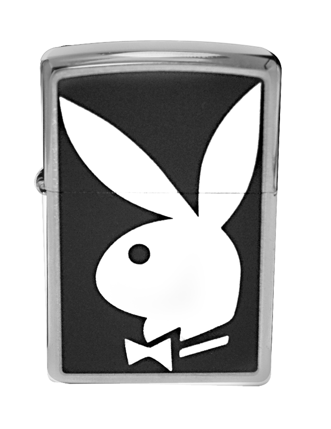 

Бензиновая зажигалка Zippo Playboy Bunny Brushed Chrome, Playboy Bunny