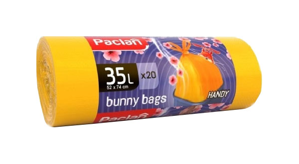 фото Мешки для мусора paclan bunny bags aroma 35 л