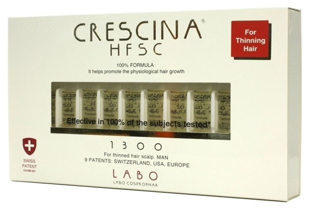 фото Лосьон для стимуляции роста волос у мужчин 1300 crescina 3,5 мл
