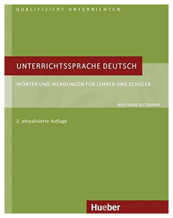 фото Книга unterrichtssprache deutsch (wrter und wendungen fr lehrer und schler –… hueber