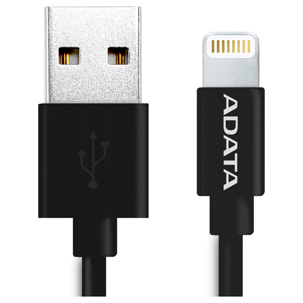 фото Кабель adata lightning 1м black