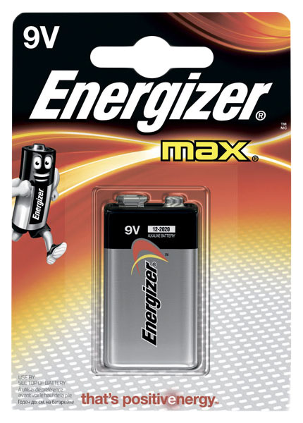 

Батарейка Energizer MAX 522 9V 1 шт (E300115900), MAX 522 9V