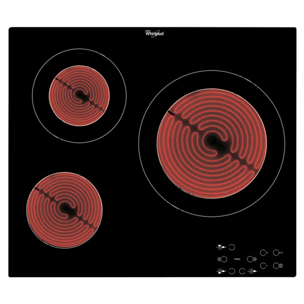 

Встраиваемая варочная панель электрическая Whirlpool AKT 8030/NE Black, AKT 8030/NE