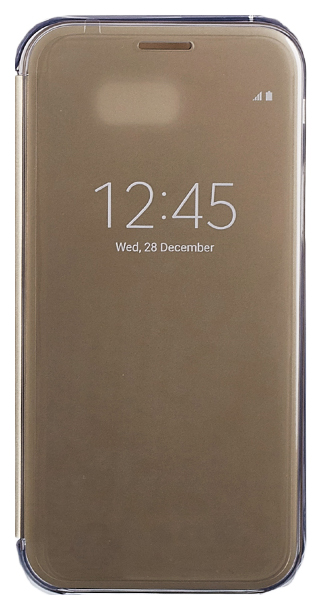 фото Чехол samsung clear view cover для galaxy a5 (2017) gold (ef-za520cfegru)