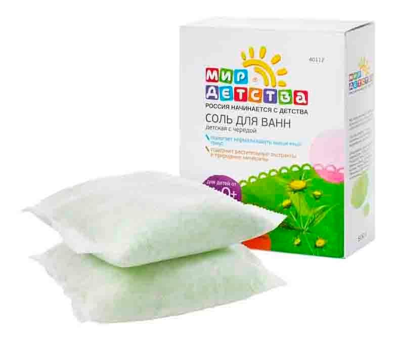 Соль для ванн детская Мир Детства с чередой 500 г