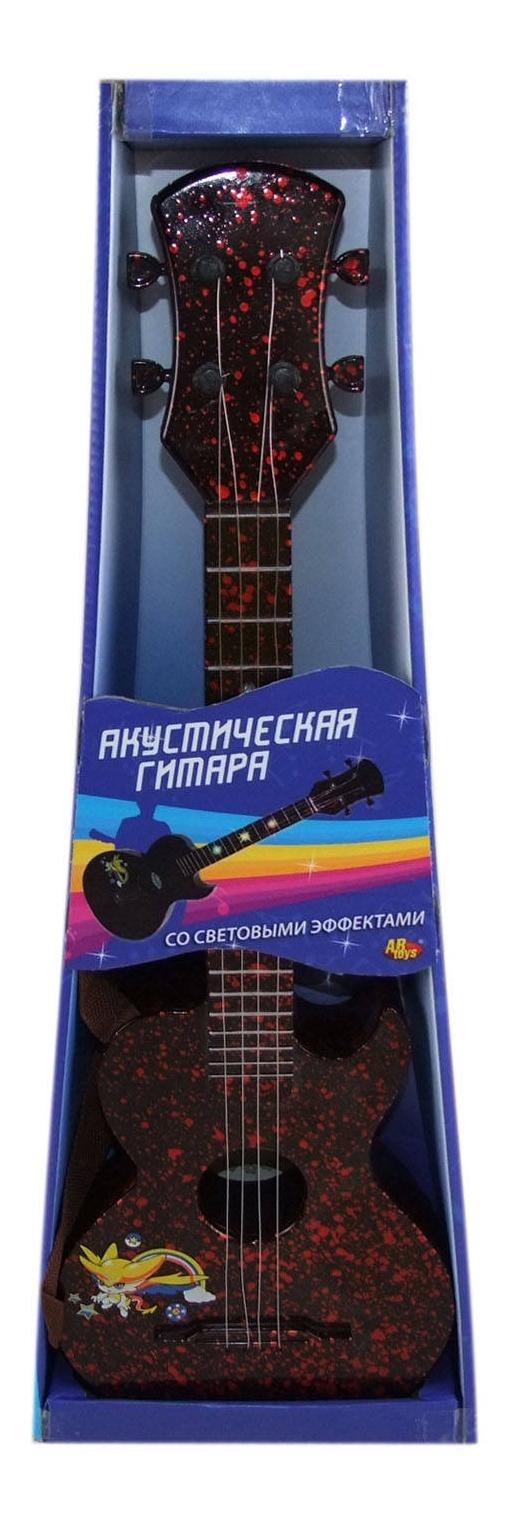 Гитара акустическая черная d-00041 гитара игрушечная abtoys акустическая гитара