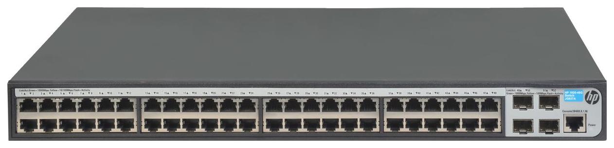 

Коммутатор HP 1920-48G JG927A Black, 1920-48G