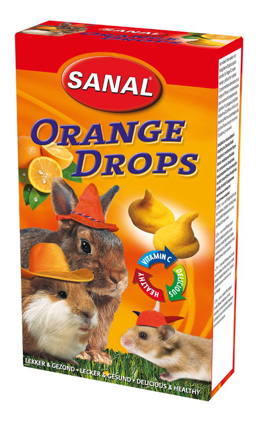 

Лакомство для грызунов SANAL Orange Drops, 45г, лакомство для грызунов Orange Drops, SK7150, 45г