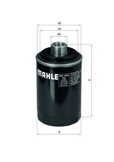 фото Фильтр масляный двигателя knecht oc456 mahle/knecht