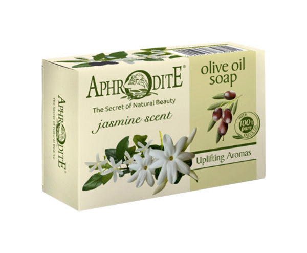 фото Косметическое мыло aphrodite оливковое с ароматом жасмина 100 г