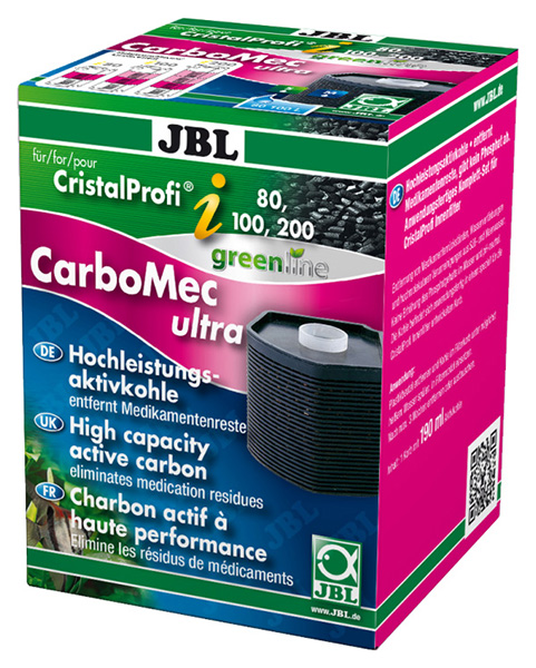 

Наполнитель для внутреннего фильтра JBL CarboMec ultra для CP e i80/100/200, уголь, 190 мл, CarboMec ultra