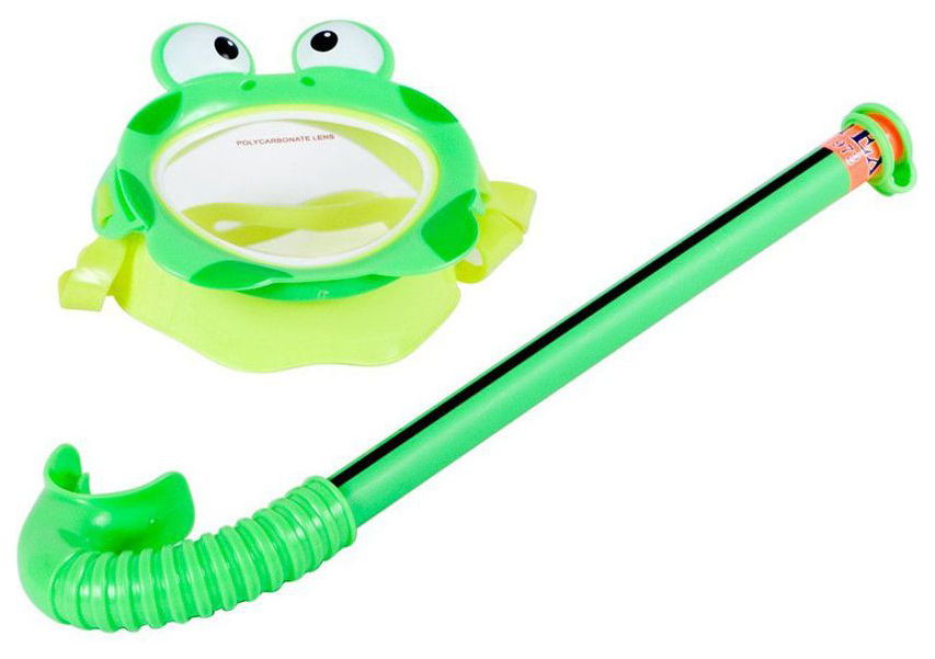 

Набор для плавания Intex Froggy 55940, 3-10 лет, зеленый/белый, Froggy