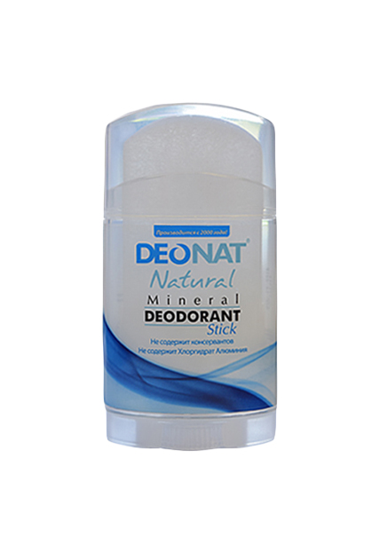 Дезодорант DeoNat кристалл плоский 100 г дезодорант кристалл naturally fresh без отдушки 120 г