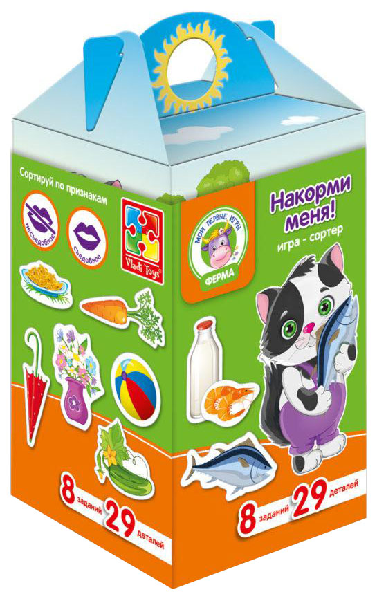

Логические игры Vladi Toys Накорми меня разноцветный