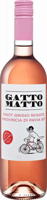 

Вино Gatto Matto Pinot Grigio Rosato Provincia di Pavia IGT Villa Degli Olmi