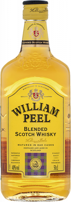 

Виски William Peel 3 yo blended malt scotch whisky, 500мл