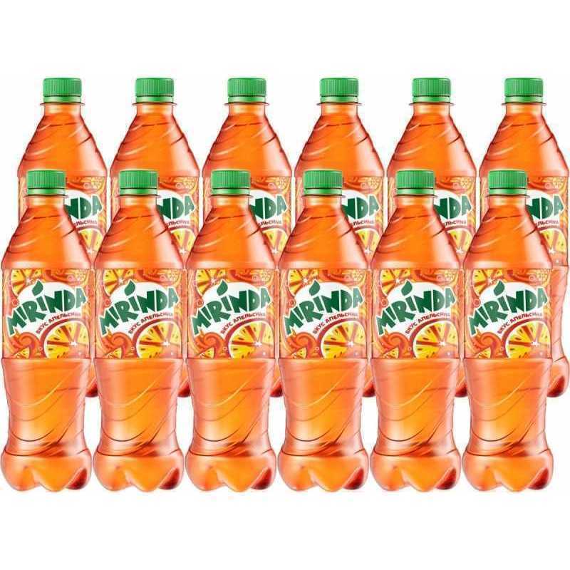 

Напиток Mirinda газированный апельсин 0.5 л упаковка 12 шт