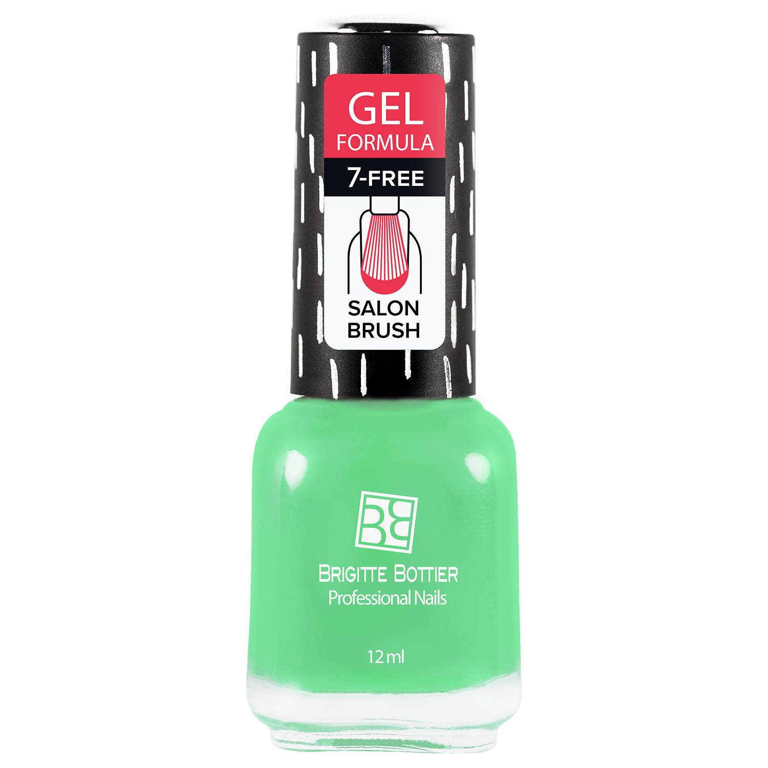 

Лак с гелевым эффектом Brigitte Bottier Gel Formula тон 43 весенняя зелень, 12 мл
