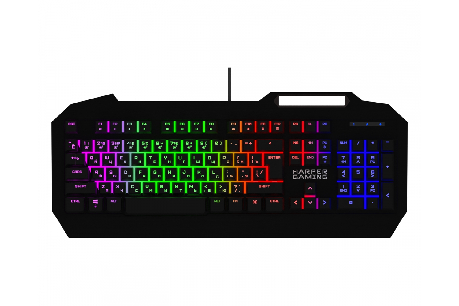 

Игровая клавиатура Harper Fulcrum GKB-20 Black, Fulcrum GKB-20