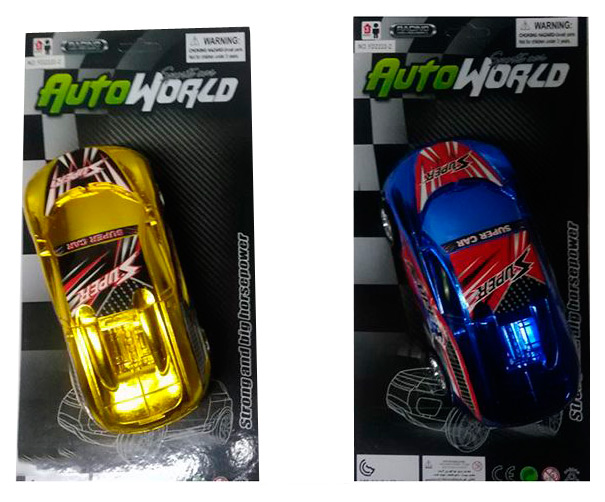 

Инерц. пласт. гоночная машина, цвет металлик, CRD15x31x8 см, 2 вида, арт.2022DA., Разноцветный