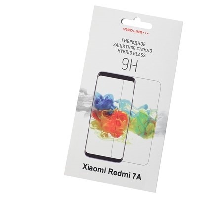 

Защитное стекло Red Line Hybrid Glass для Xiaomi Redmi 7A, Hybrid Glass для Xiaomi Redmi 7A