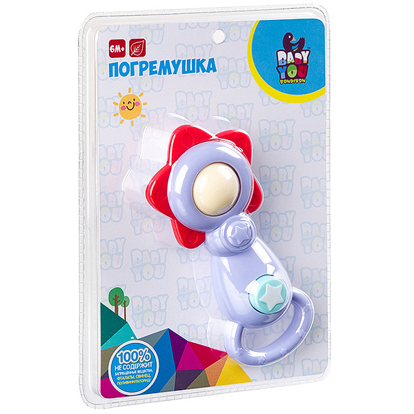 

Погремушка Bondibon "Солнышко в звезде"