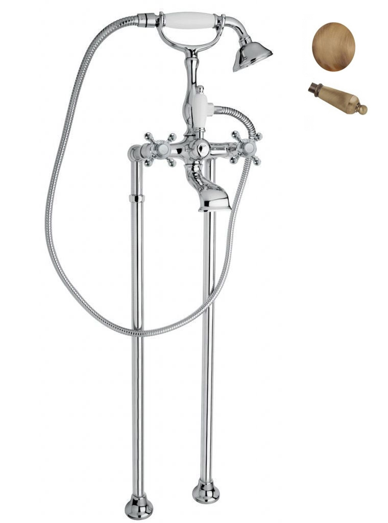 

Смеситель для ванной с душем Cezares GOLF-VDP-02-M, Golf