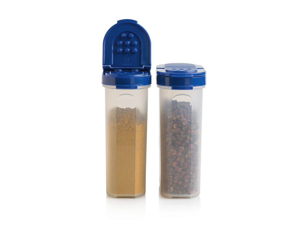 

Набор для специй Tupperware 270 мл, 2шт, Прозрачный;синий