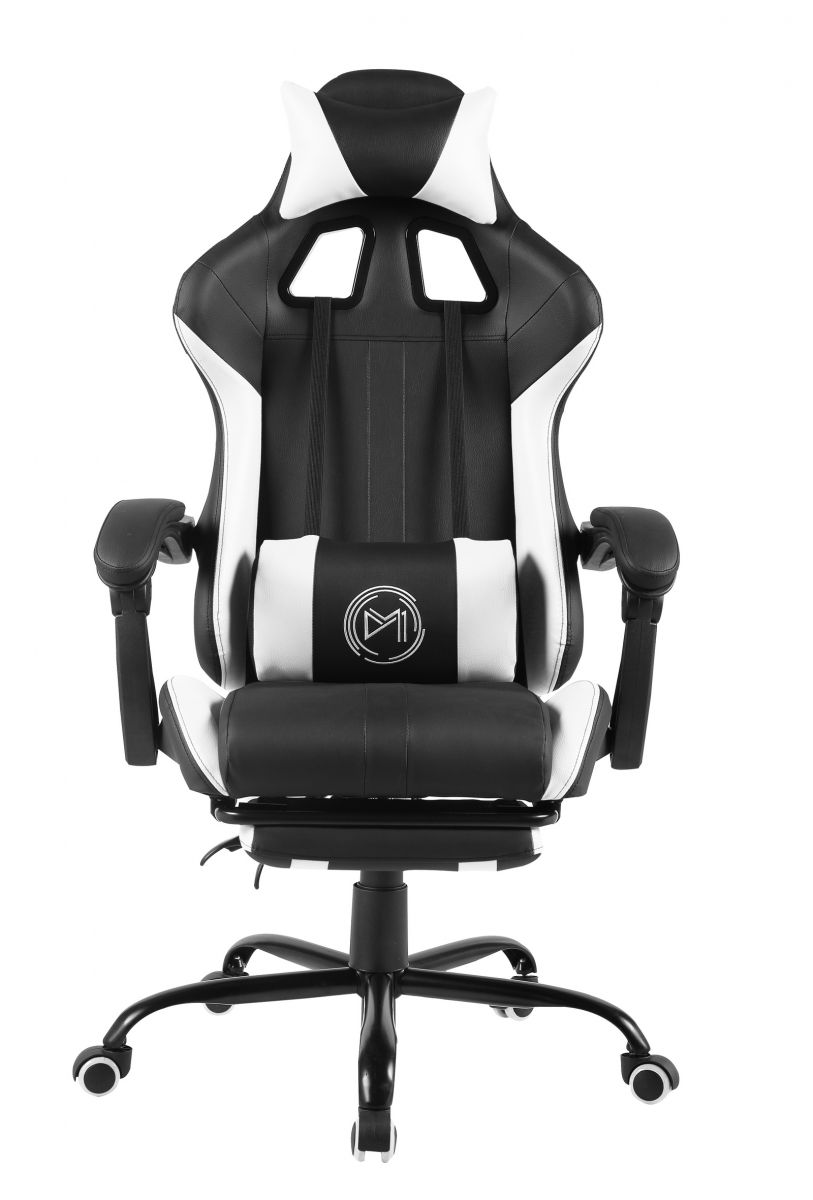 фото Игровое кресло vmm gaming throne white ot-b31w, черный/белый